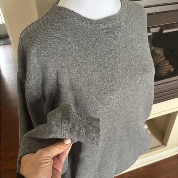 Ralph Lauren Men's Gray Crewneck Sweater/sweatshirt 100% cotton XL - Picture 4 of 6